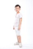 Bộ đồ mặc nhà cotton cộc tay I-mong xuất Hàn. HA0637 (2 màu)