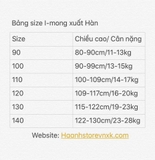 Bộ đồ mặc nhà cotton cộc tay I-mong xuất Hàn. HA0637 (2 màu)