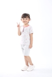 Bộ đồ mặc nhà cotton cộc tay I-mong xuất Hàn. HA0637 (2 màu)