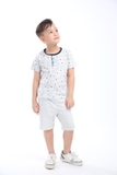 Bộ đồ mặc nhà cotton cộc tay I-mong xuất Hàn. HA0637 (2 màu)