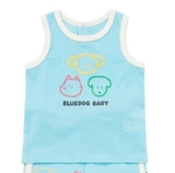 Áo ba lỗ cotton thông khí bé trai bé gái Cún xanh baby. HA1272