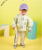 Áo cotton dài tay họa tiết cun puppy bé trai bé gái Moli. HA3096