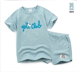 Bộ cotton xước Yeti club bé trai bé gái Jelis. HA2364