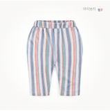 Quần lửng cotton sọc 3 màu bé trai bé gái MM. HA1109