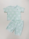 Bộ thun cotton mềm dập lò xo bé gái BD baby. HA0925