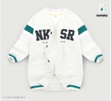 Áo khoác cardigan nỉ da cá dáng dài NKSR bé trai bé gái Jelis. HA2848