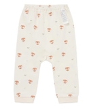 Quần thun bo gấu bé trai bé gái Cún xanh + Mink baby. HA1921