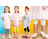 Quần legging lửng trơn Pe-tite Mieu. HA0515 (5 màu)
