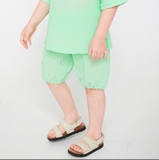 Quần short bo chun nhẹ ngang gối bé trai bé gái Jelis. HA3300