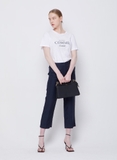 Áo phông cotton xước Shemiss (Text: Comme) xuất xịn