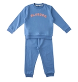 Bộ nỉ bông in chữ nổi Bluedog bé trai bé gái. HA4967