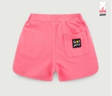 Quần short cotton sườn sọc trắng thể thao bé trai bé gái Jelis. HA2225