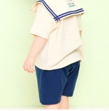 Quần short cotton trơn bé trai Moli. HA3164