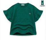 Áo tay bèo da cá hè trơn bé gái Jelis. HA2053