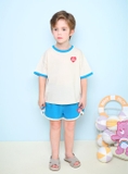 Bộ cotton logo ngực Care bear gấu lưng bé trai bé gái Jelis. HA5159