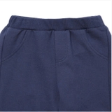 Quần nỉ da các trơn bo gấu navy bé trai BD. HA2763