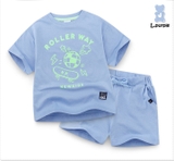 Bộ cotton Roller way bé trai bé gái Jelis. HA3368