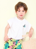 Bộ áo cotton xước refresh quần thun hoa bé trai bé gái Jelis. HA0491
