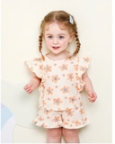 Quần cotton hoa bèo gấu bé gái MM. HA4371