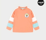 Áo thun cotton dài tay logo ngực tròn bé trai Hej. HA3451