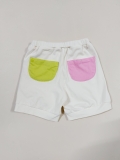 Quần short cotton túi sau 2 màu bé trai bé gái Aga. HA4819