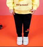 Quần thun bo gấu dầy dăn Pepperoni bé trai bé gái Jelis. HA4461