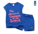 Bộ cotton xước The delicious bé trai bé gái Jelis. HA0864