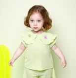 Áo đũi xước cổ thủy thủ bèo bé gái Moli. HA4998