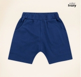 Quần short cotton trơn bé trai Moli. HA3164