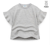 Áo tay bèo da cá hè trơn bé gái Jelis. HA2053