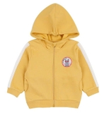 Áo khoác mũ kéo khóa nỉ bông logo cún Cheer up bé trai bé gái Happyland. HA5205