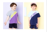 Bộ cotton hè Just Smile phối màu bé trai Andi. HA3394