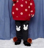 Quần leg lót lông tai thỏ gối bé gái MM. HA1912