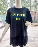 Áo phông nữ Un pied de rosier xuất Hàn. HA4832 (Free size - 3 màu)