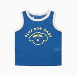 Áo ba lỗ cotton thông khí bé trai bé gái Cún xanh baby. HA1272