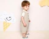 Quần yếm cotton xước mềm bé trai MM. HA2820