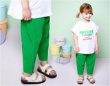 Quần dập ly lò xo 3 màu bé trai bé gái Jelis. HA3278