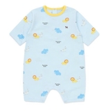 Body cotton họa tiết con vật bé trai bé gái Cún xanh baby. HA1645