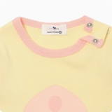 Body thun dài tay tam giác bé trai bé gái Cún xanh baby. HA4256