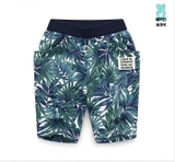 Quần short cotton xước lá cọ bé trai Jelis. HA2343