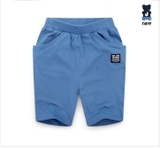 Quần short cotton logo túi bé trai Jelis. HA2392