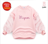 Áo nỉ bông tay phối lông mềm Mignon bé gái Jelis. HA1804