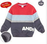 Áo nỉ lót lông phối 3 màu bé trai Andi. HA0551