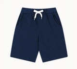 Quần short qua gối cotton xước trơn bé trai bé gái Hej. HA2871