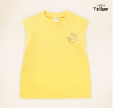 Áo cotton mềm logo voi monpetit bé trai bé gái Moli. HA3225