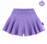 Quần giả váy cotton tím mint bé gái Andi. HA2354