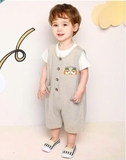 Quần yếm cotton xước mềm bé trai MM. HA2820