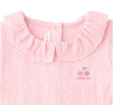 Bộ cotton xốp hồng cổ sen tay bèo cánh tiên bé gái Mink. HA1262