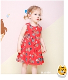 Váy cotton bé gái họa tiết báo vàng Mi-lk Mi-le. HA1056 (2 Màu)