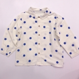Áo sơ mi bé gái Laughing Child chấm bi xuất Hàn. HA1374 (2 Màu)